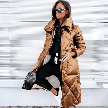 Sadie | Long Parka Coat - Ciara & Fiona