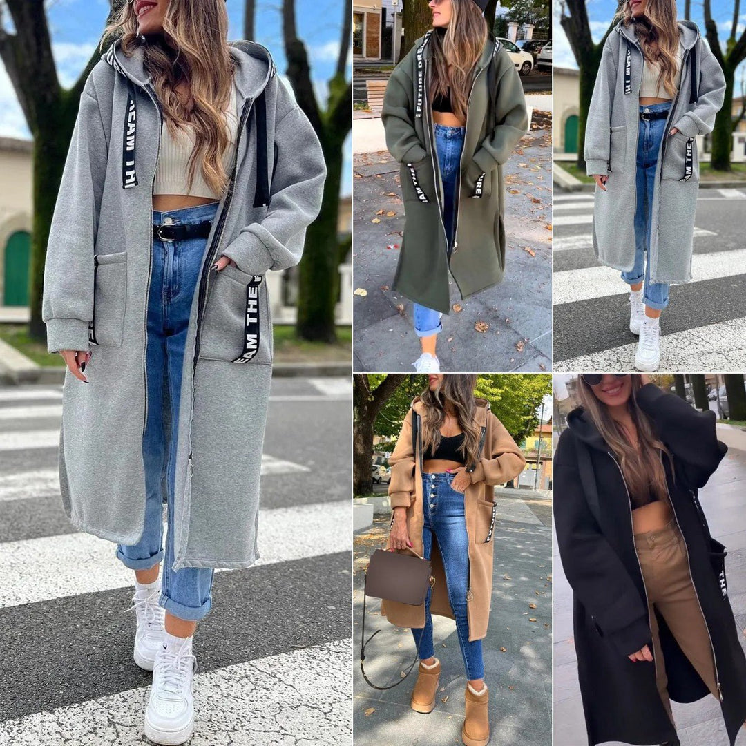 Samantha | Comfortable Oversized Hoodie Coat - Ciara & Fiona