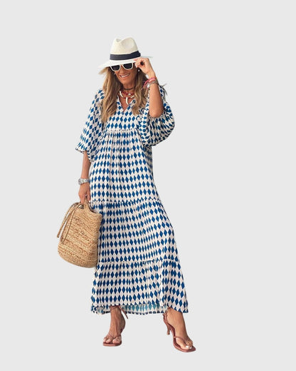 Sarah™ - Boho Maxi Dress - Luna Hampton