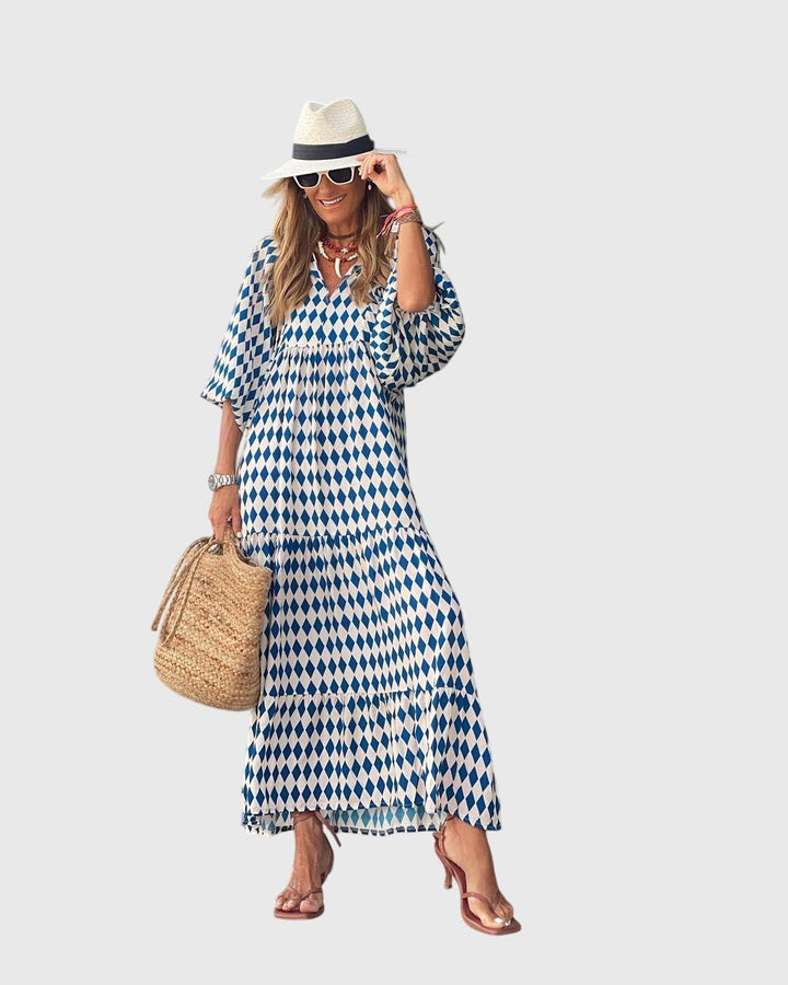 Sarah™ - Boho Maxi Dress - Luna Hampton