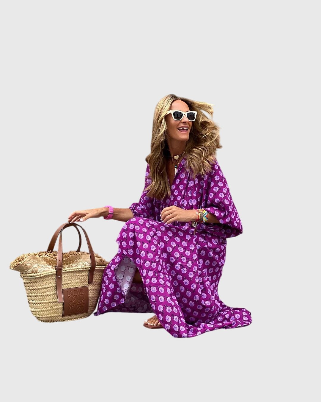 Sarah™ - Boho Maxi Dress - Luna Hampton