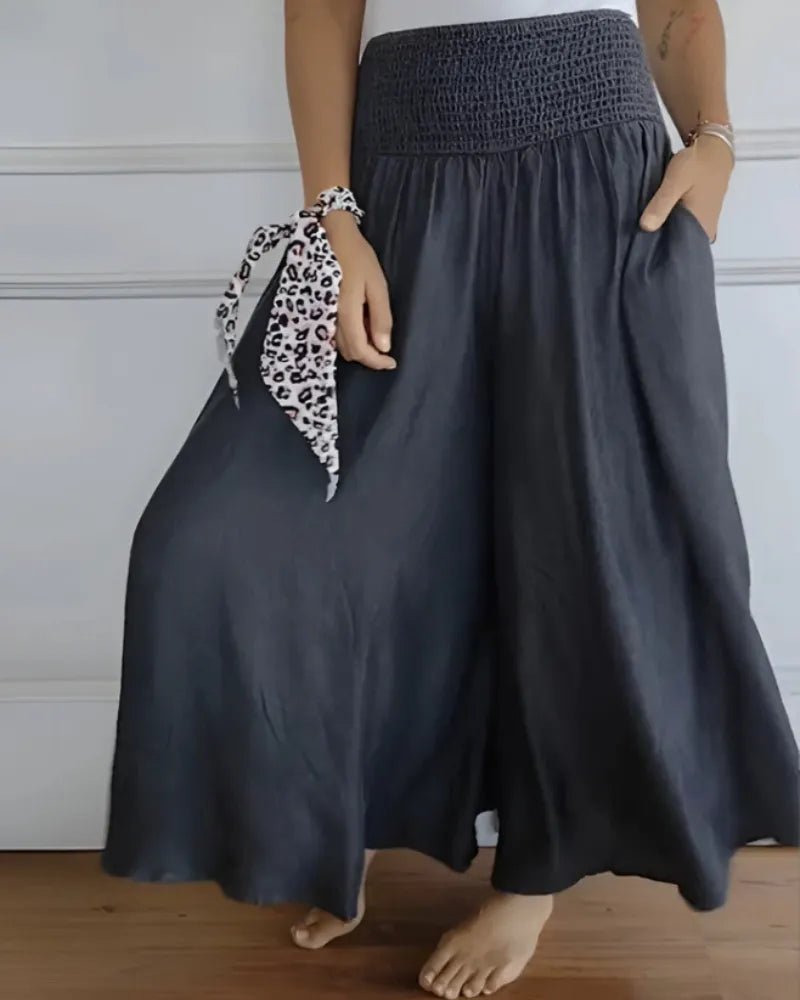 Seah | High Waist Wide Leg Pants - Ciara & Fiona