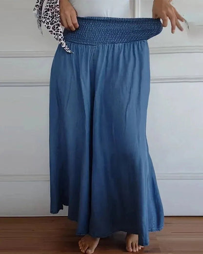 Seah | High Waist Wide Leg Pants - Ciara & Fiona