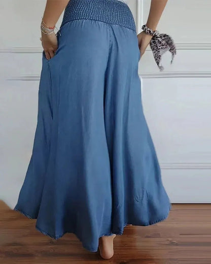 Seah | High Waist Wide Leg Pants - Ciara & Fiona