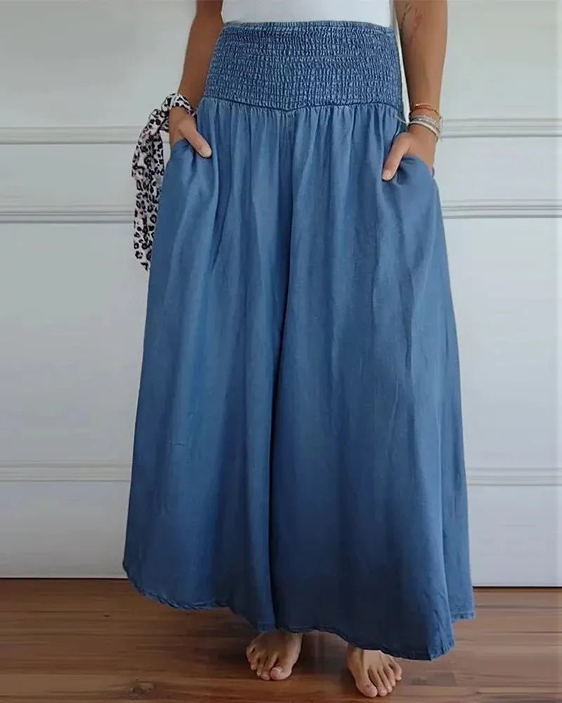 Seah | High Waist Wide Leg Pants - Ciara & Fiona