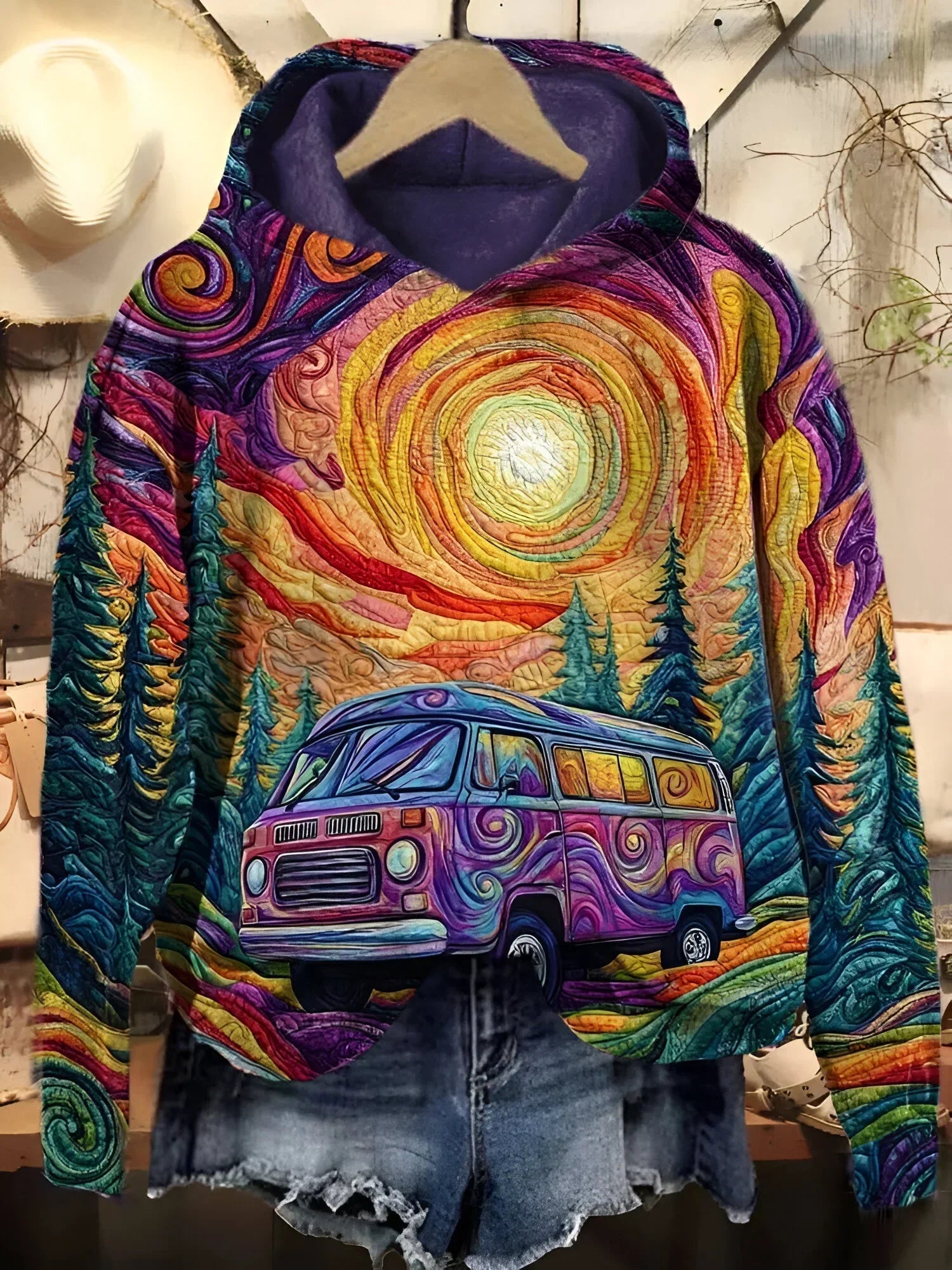 Selini | Retro Roadtrip Hoodie - Ciara & Fiona