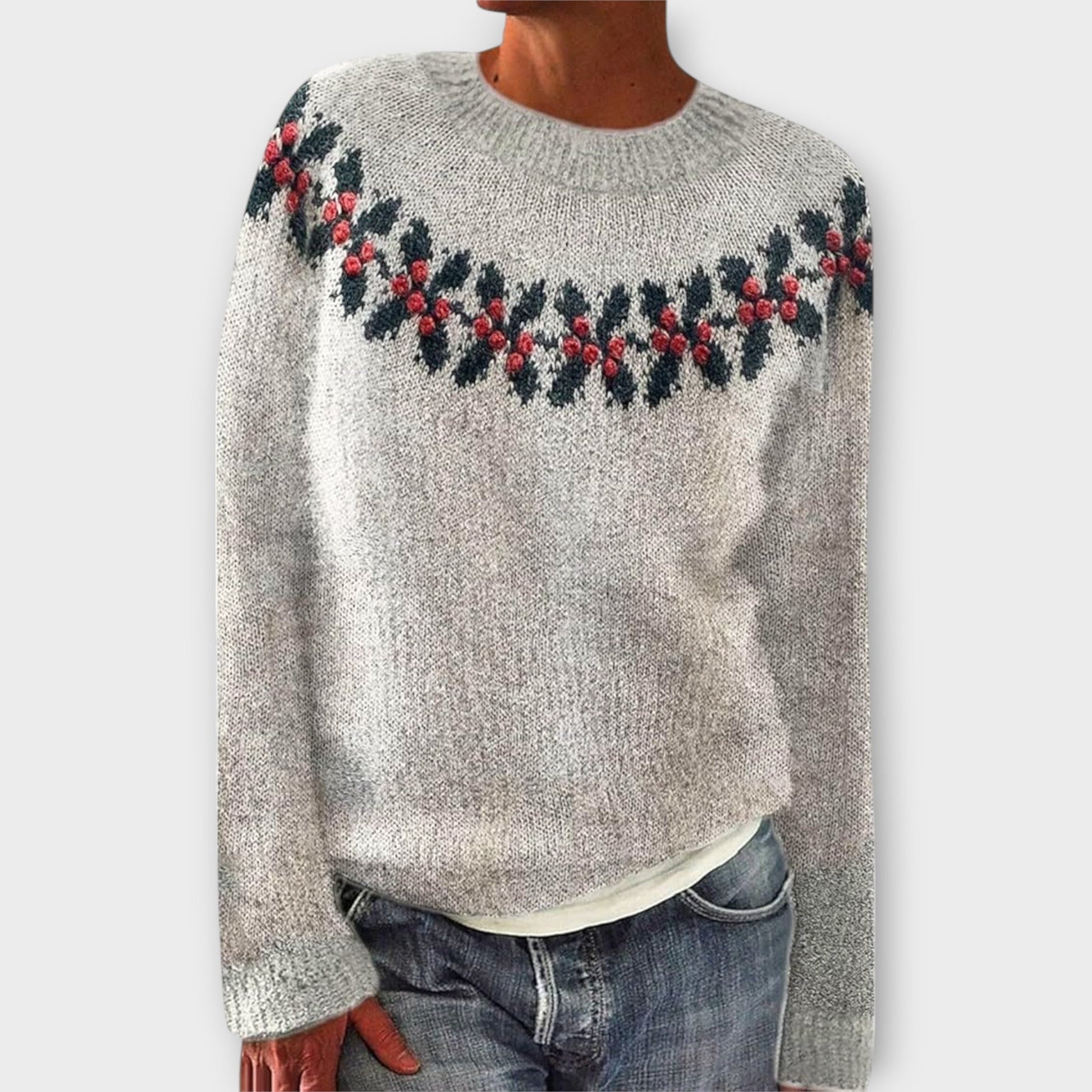 Simone - Festive Cozy Sweater - Ciara & Fiona