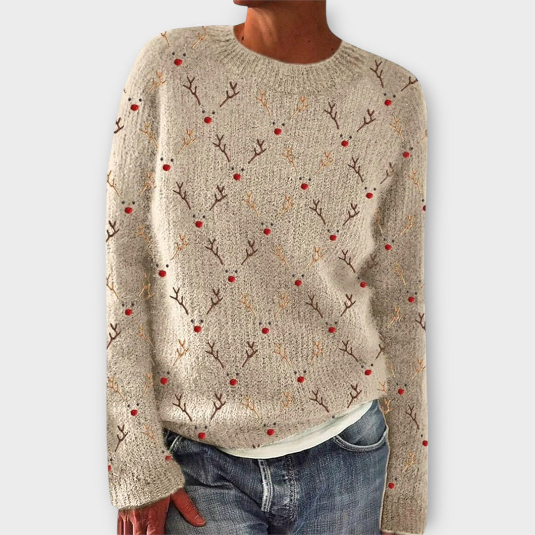 Simone - Festive Cozy Sweater - Ciara & Fiona