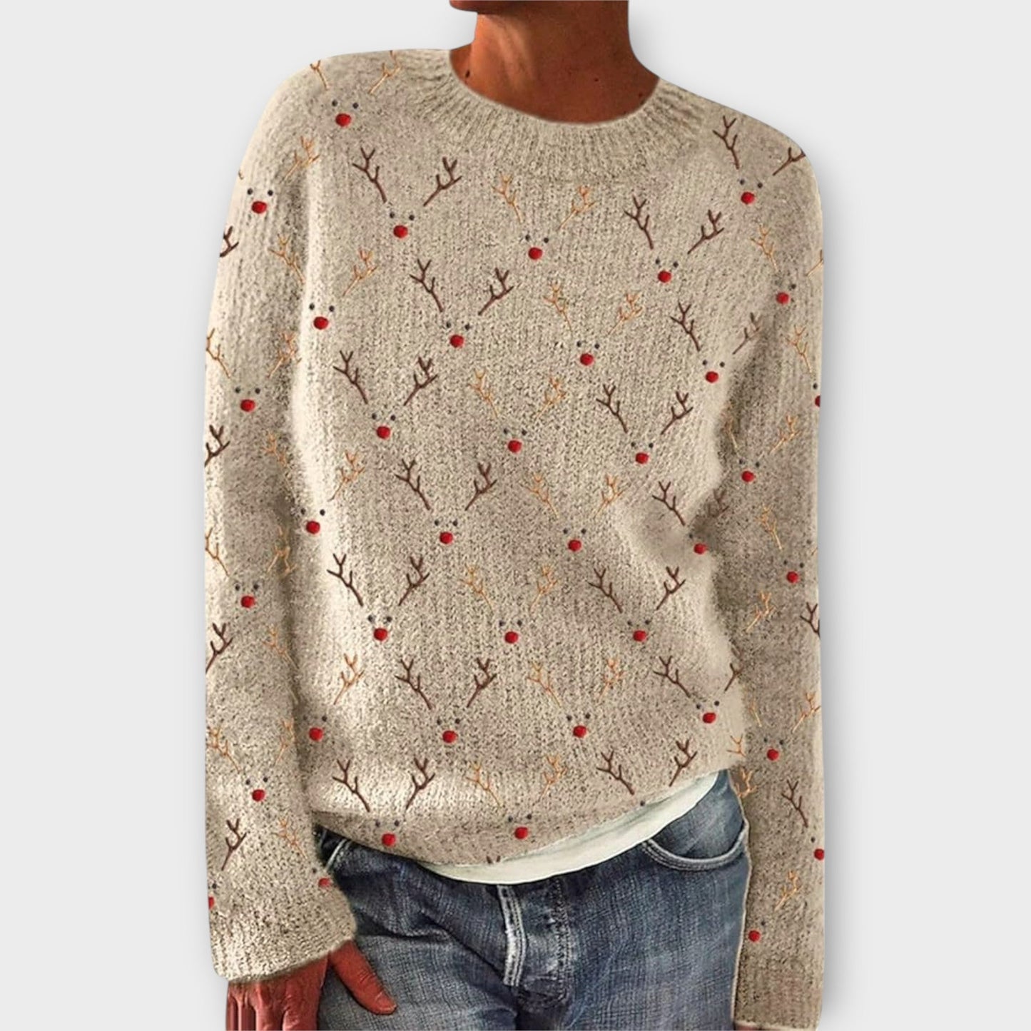 Simone - Festive Cozy Sweater - Ciara & Fiona