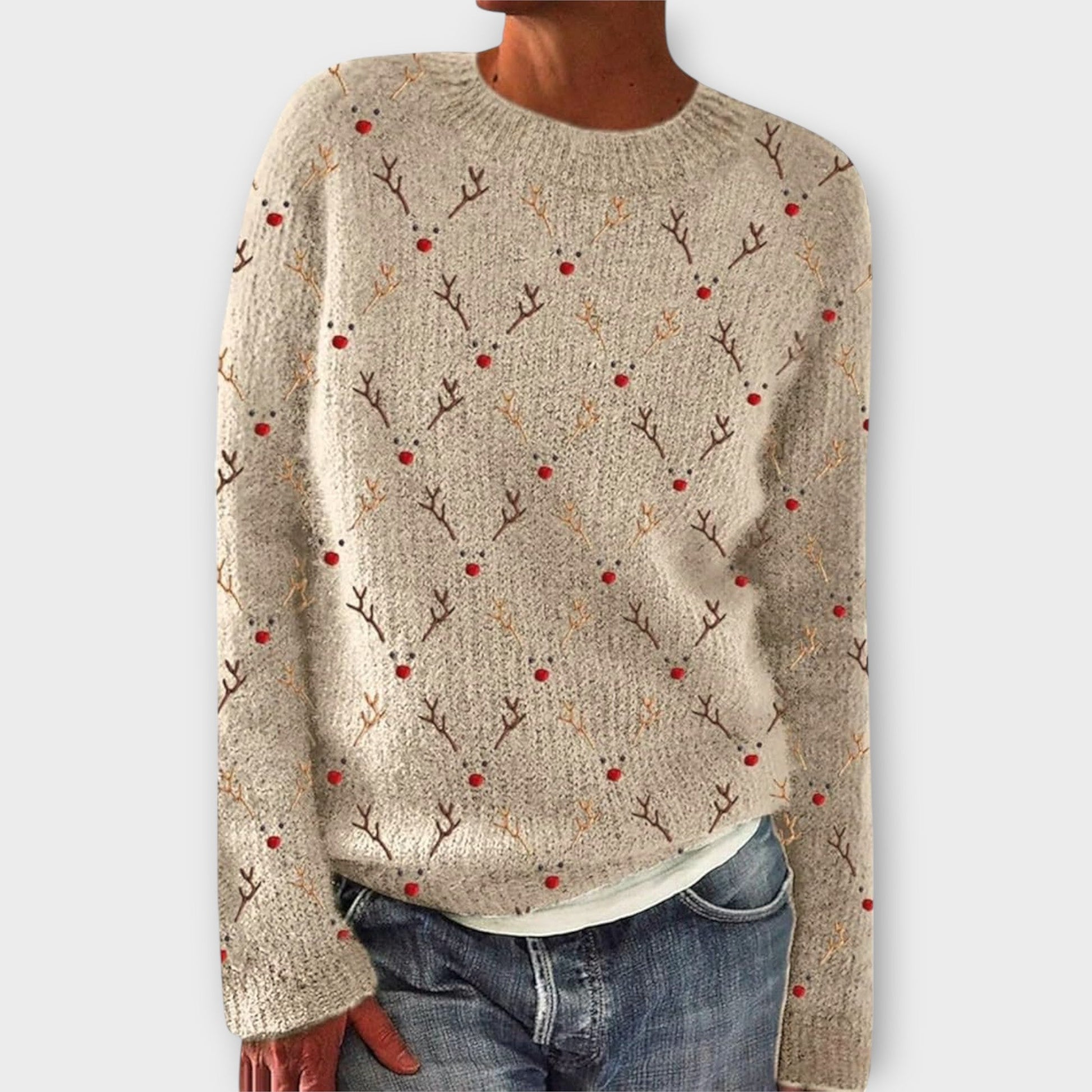 Simone - Festive Cozy Sweater - Ciara & Fiona