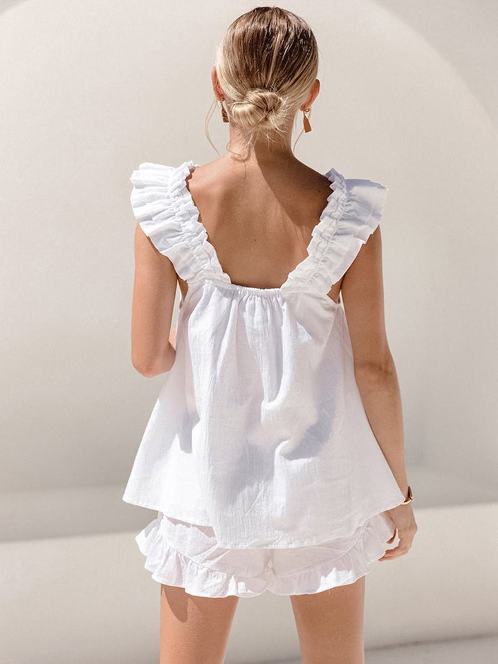 Sofia | Ruffle Summer Lounge Set - Ciara & Fiona
