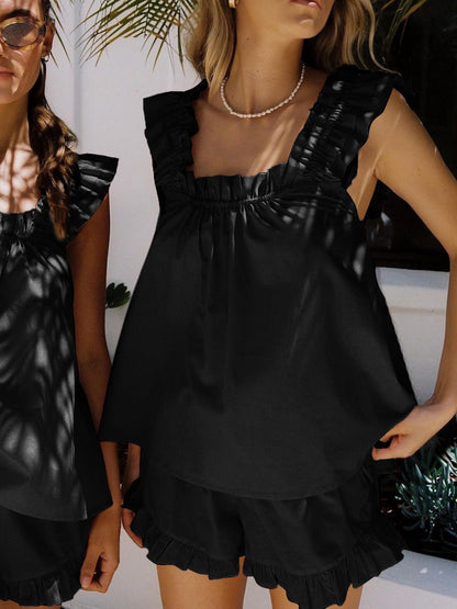 Sofia | Ruffle Summer Lounge Set - Ciara & Fiona