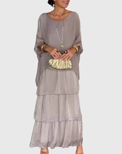 Susan™ | Long and Flowing Elegant Dress - Luna Hampton