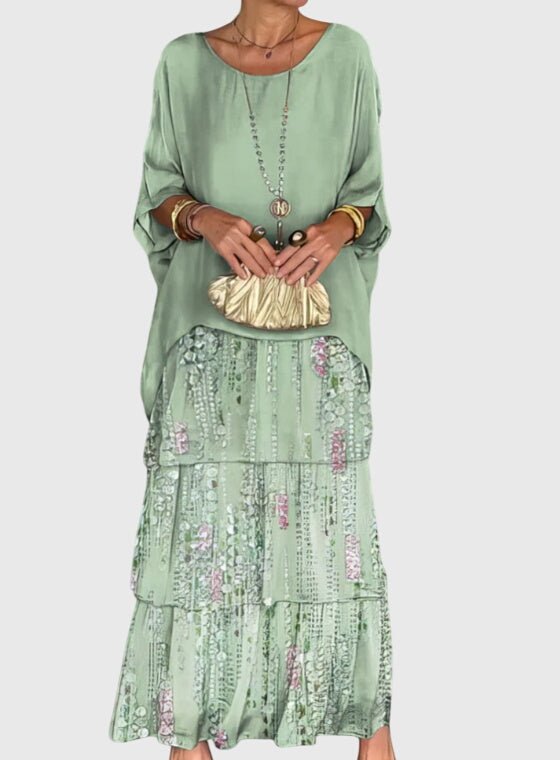 Susan™ | Long and Flowing Elegant Dress - Luna Hampton