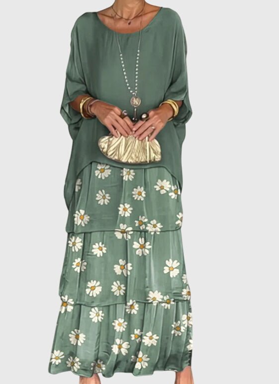 Susan™ | Long and Flowing Elegant Dress - Luna Hampton