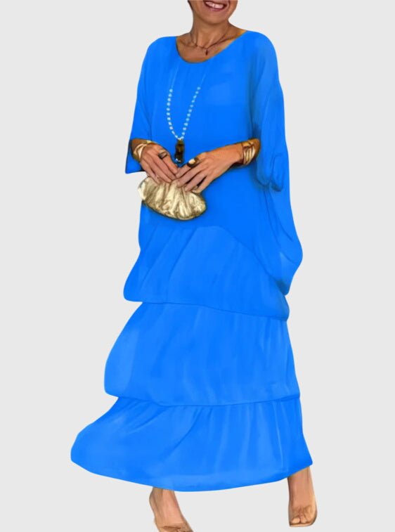 Susan™ | Long and Flowing Elegant Dress - Luna Hampton