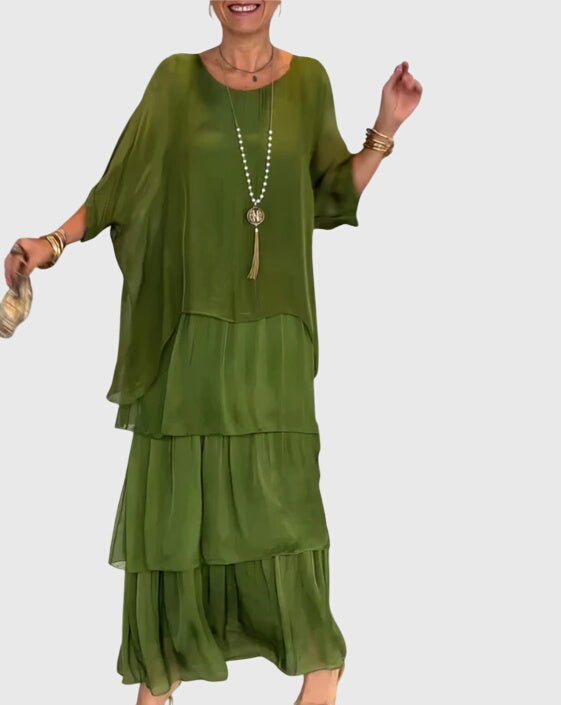 Susan™ | Long and Flowing Elegant Dress - Luna Hampton