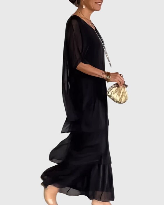 Susan™ | Long and Flowing Elegant Dress - Luna Hampton
