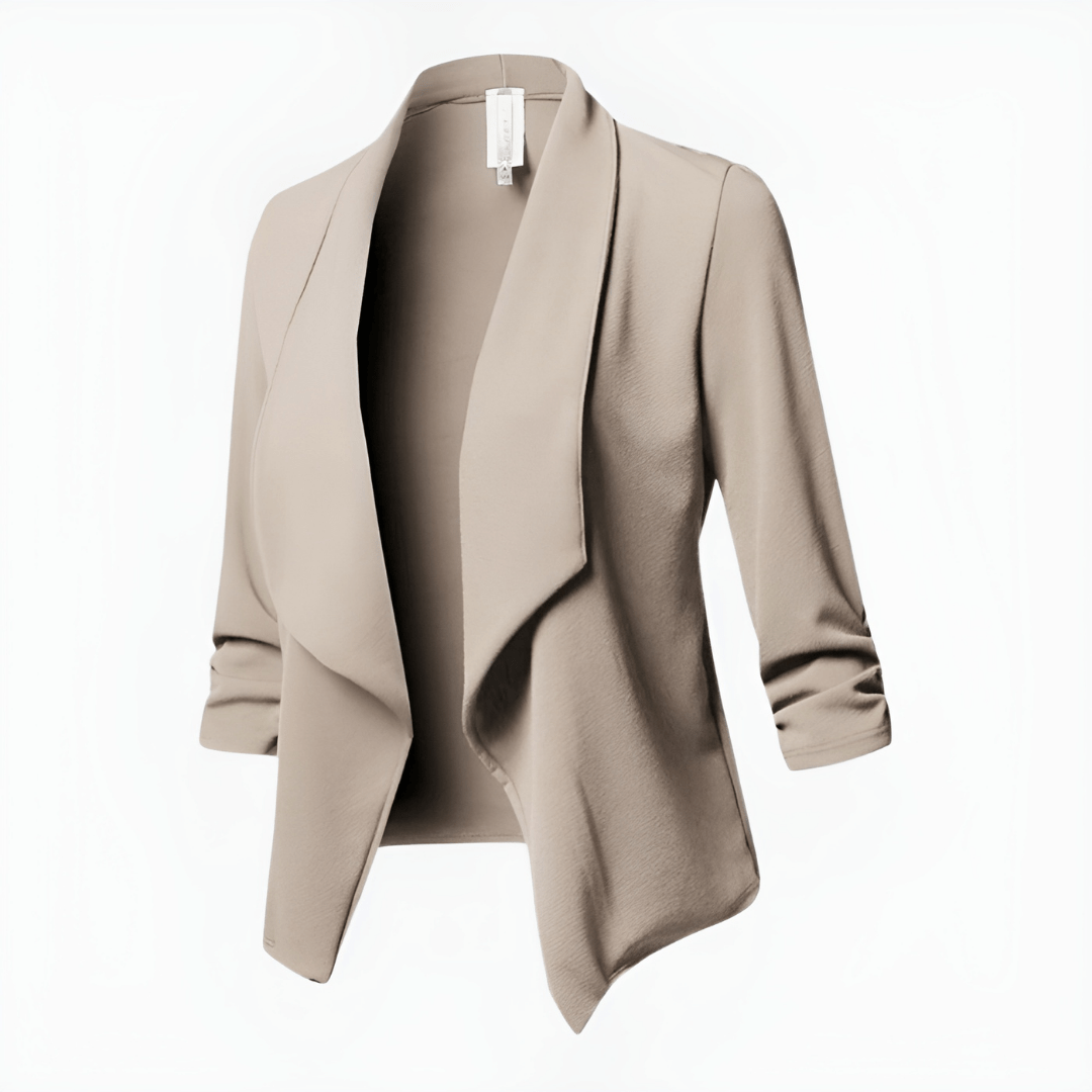Tasia | Elegant Formal Long Sleeve Blazer - Ciara & Fiona