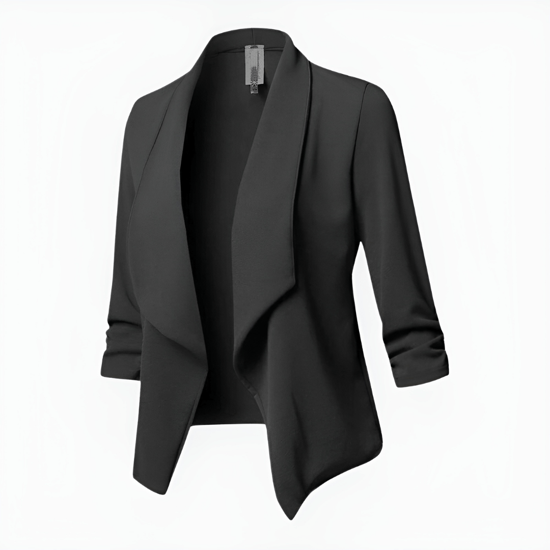 Tasia | Elegant Formal Long Sleeve Blazer - Ciara & Fiona
