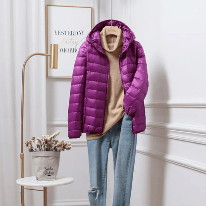 Teresa | Hooded Puffer Jacket - Ciara & Fiona