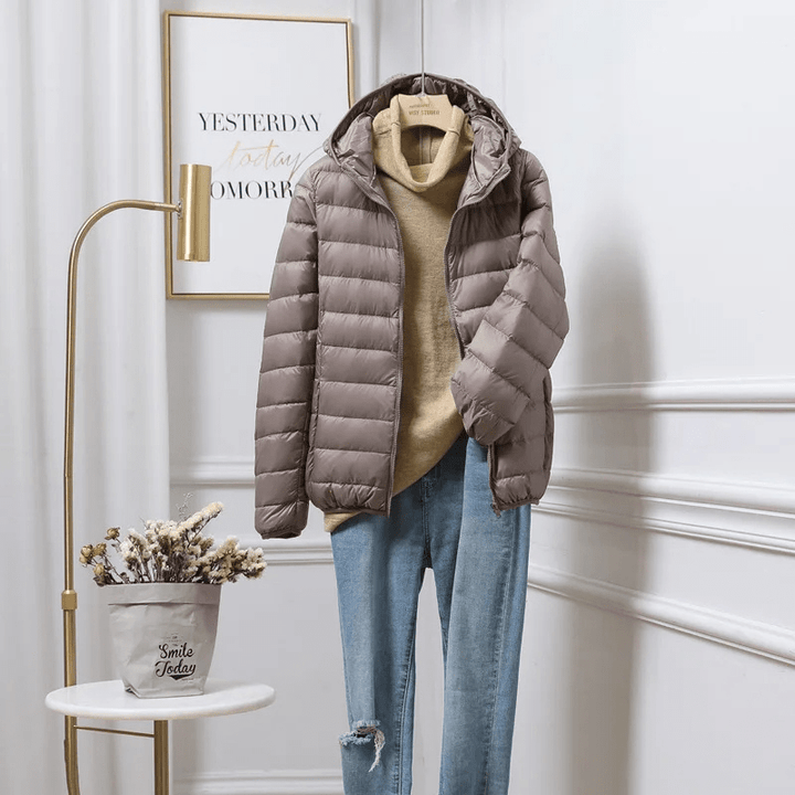 Teresa | Hooded Puffer Jacket - Ciara & Fiona