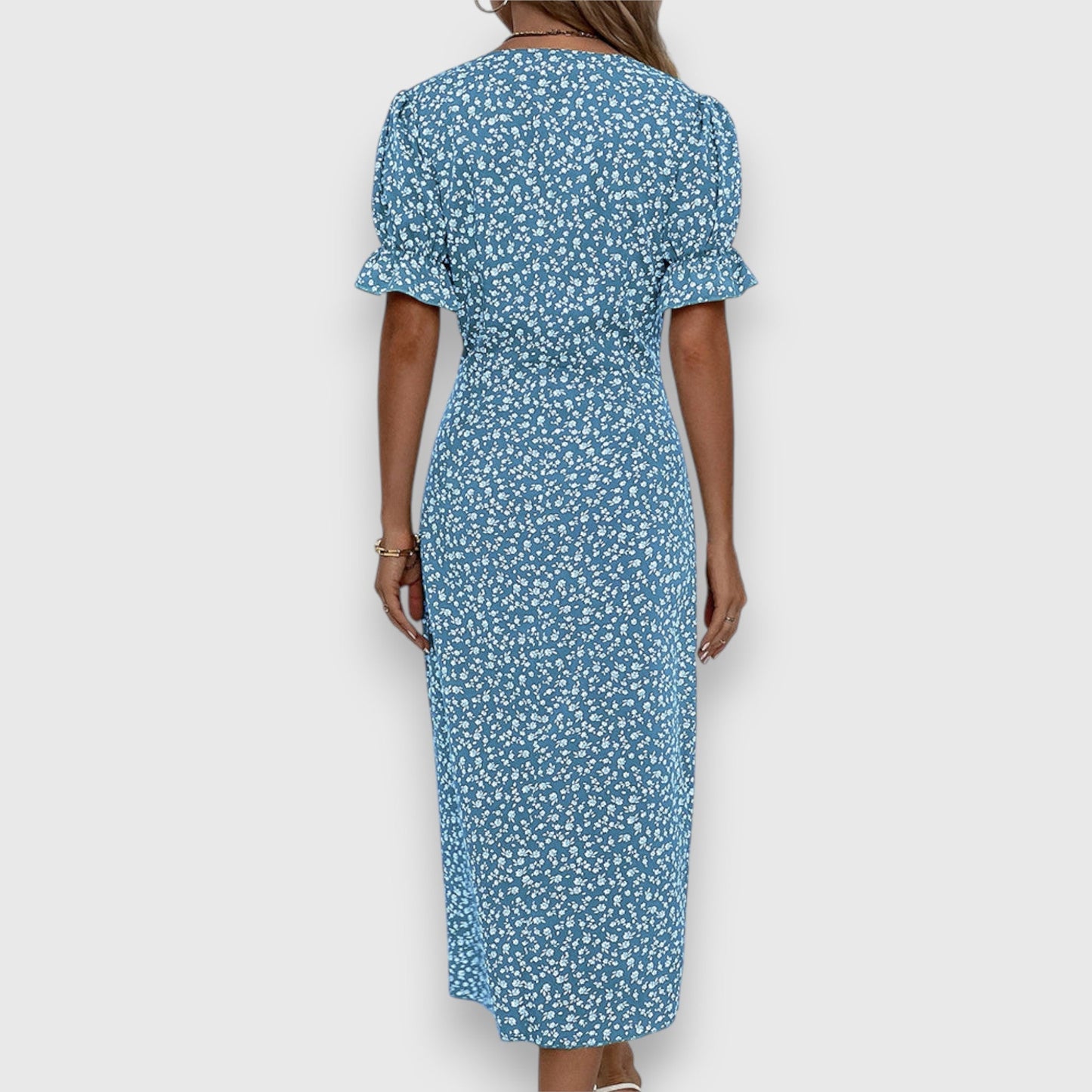 Tessina – Elegant Floral Dress - Luna Hampton