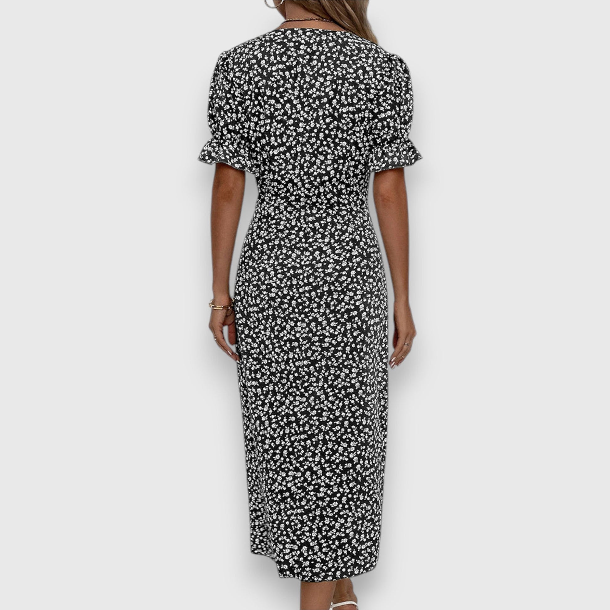 Tessina – Elegant Floral Dress - Luna Hampton