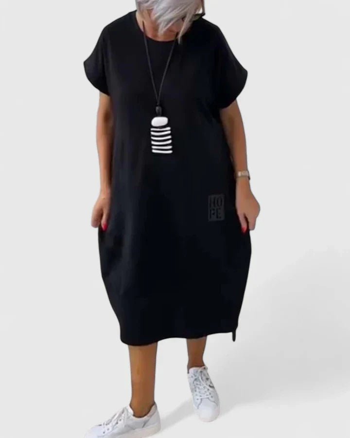 Thalyssiah | Comfortable Midi Dress - Luna Hampton