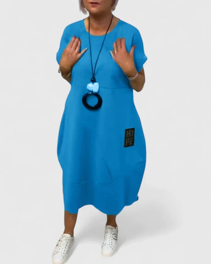 Thalyssiah | Comfortable Midi Dress - Luna Hampton