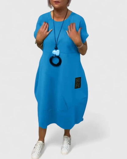 Thalyssiah | Comfortable Midi Dress - Luna Hampton