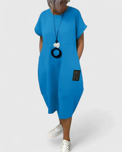 Thalyssiah | Comfortable Midi Dress - Luna Hampton