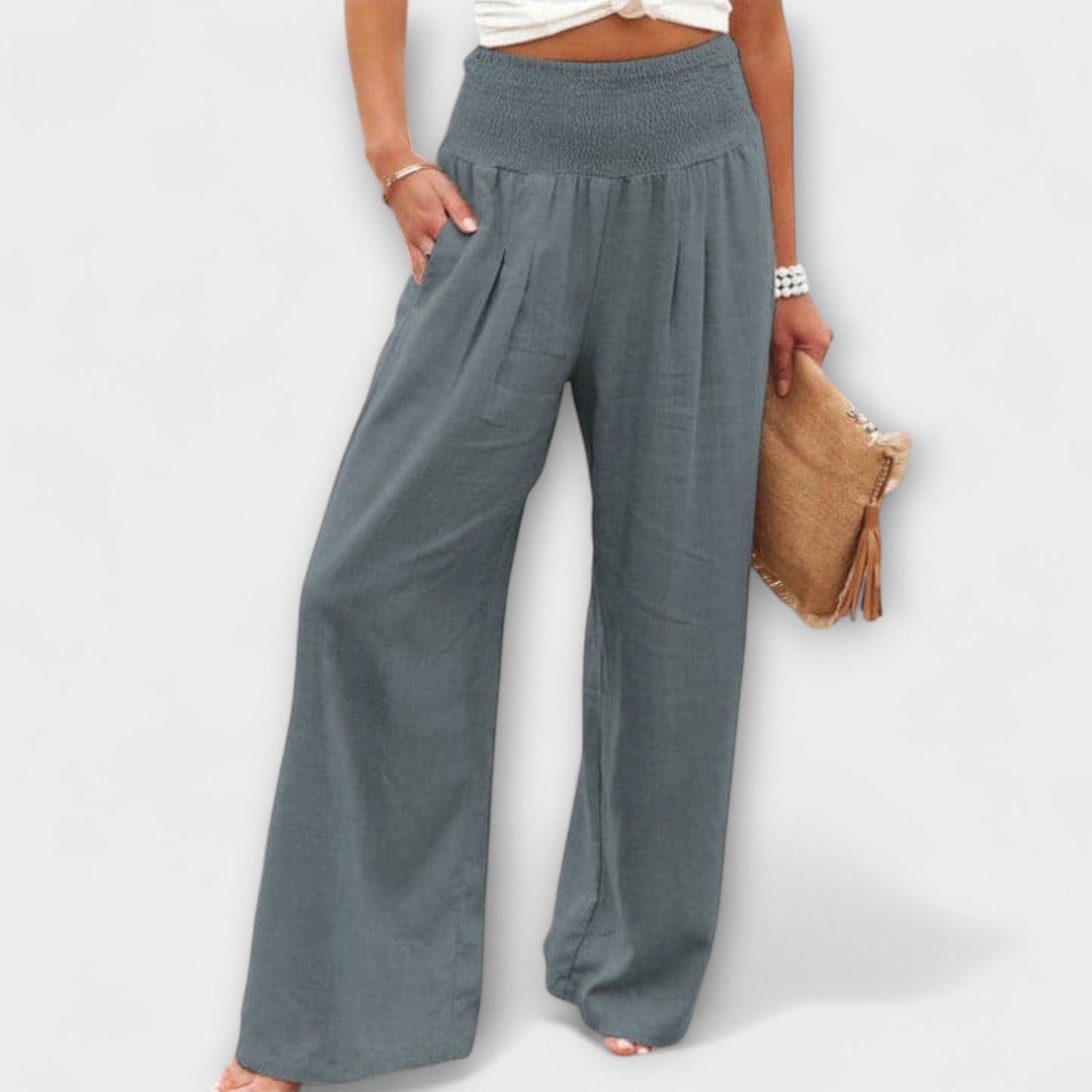Thearya - Casual Wide Pants - Luna Hampton