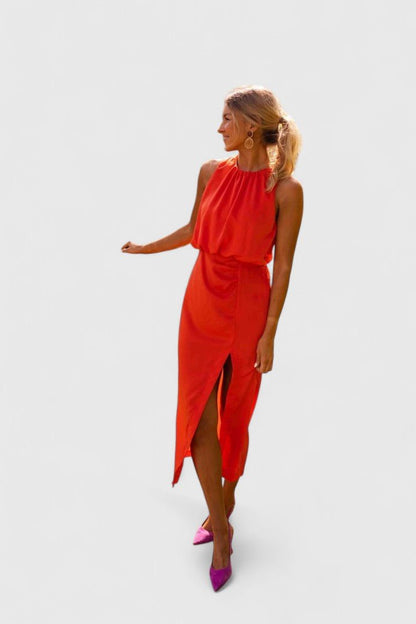 Theonae™ | Comfortable Midi Dress - Luna Hampton