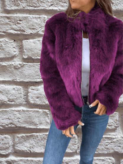 Tiphanie | Faux Fur Coat - Ciara & Fiona