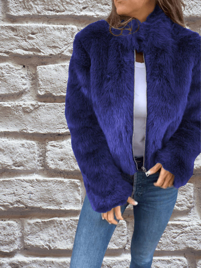 Tiphanie | Faux Fur Coat - Ciara & Fiona