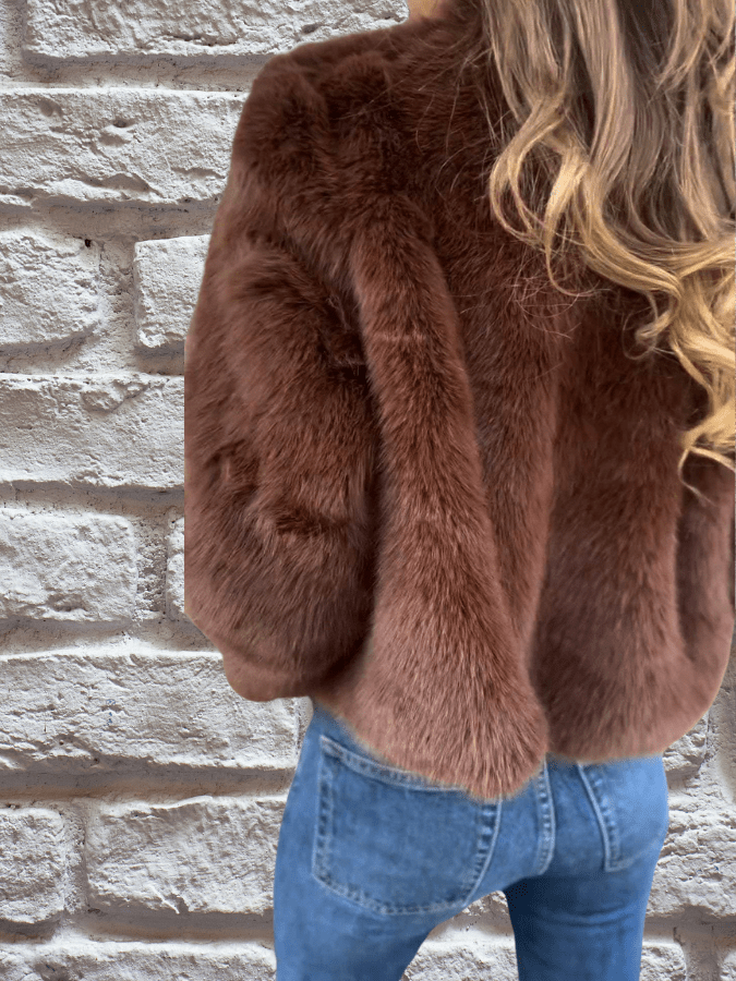 Tiphanie | Faux Fur Coat - Ciara & Fiona