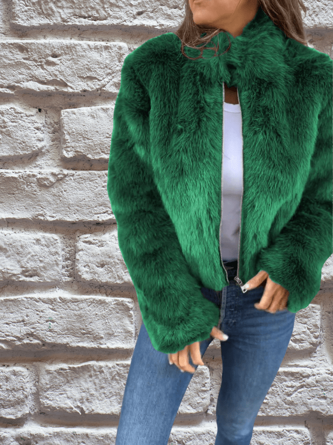 Tiphanie | Faux Fur Coat - Ciara & Fiona