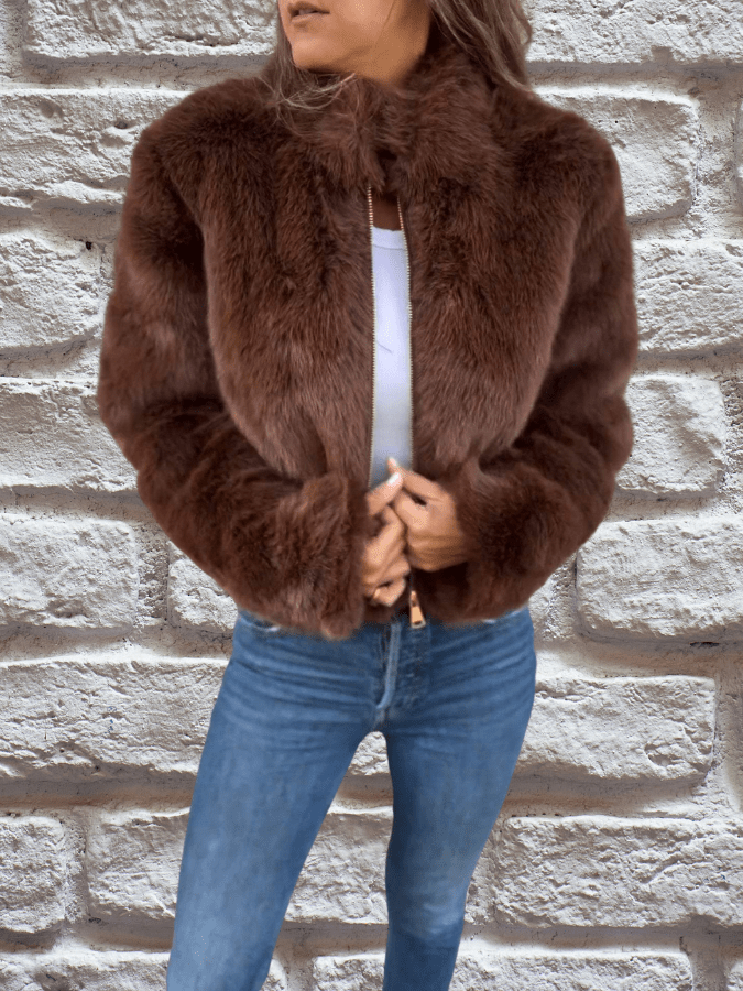 Tiphanie | Faux Fur Coat - Ciara & Fiona