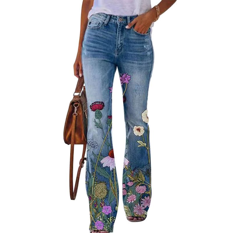 Tory | 4 - button Flare Jeans - Ciara & Fiona