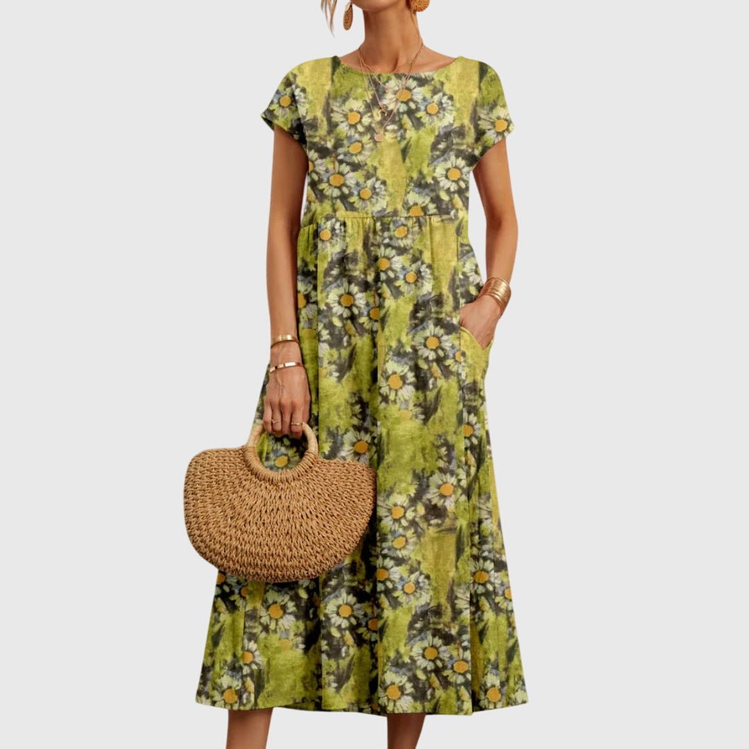 Valencia™ | Chic Floral Dress - Luna Hampton