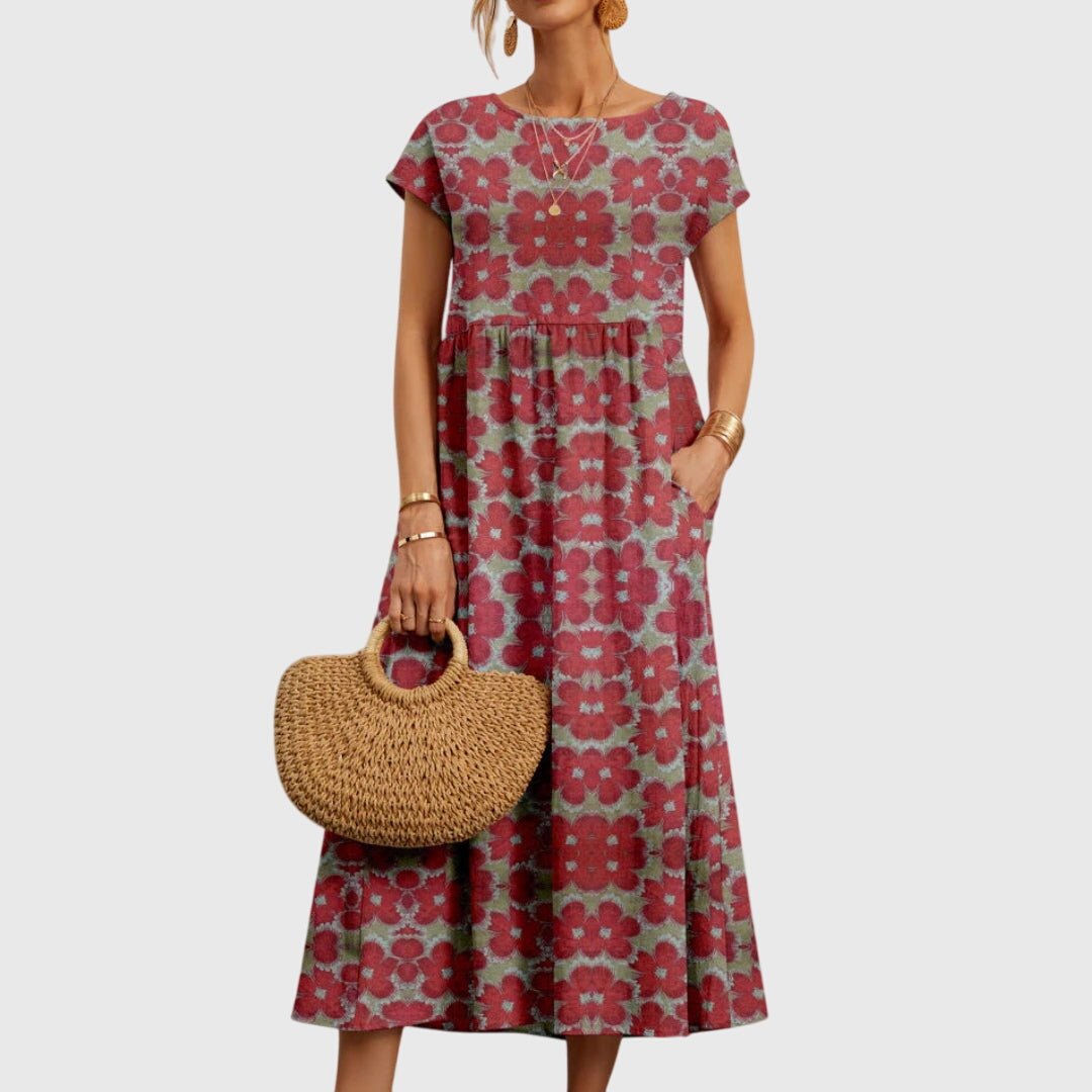 Valencia™ | Chic Floral Dress - Luna Hampton