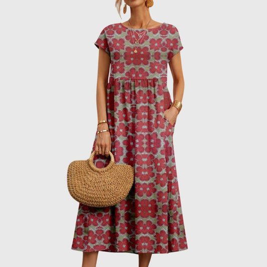 Valencia™ | Chic Floral Dress - Luna Hampton