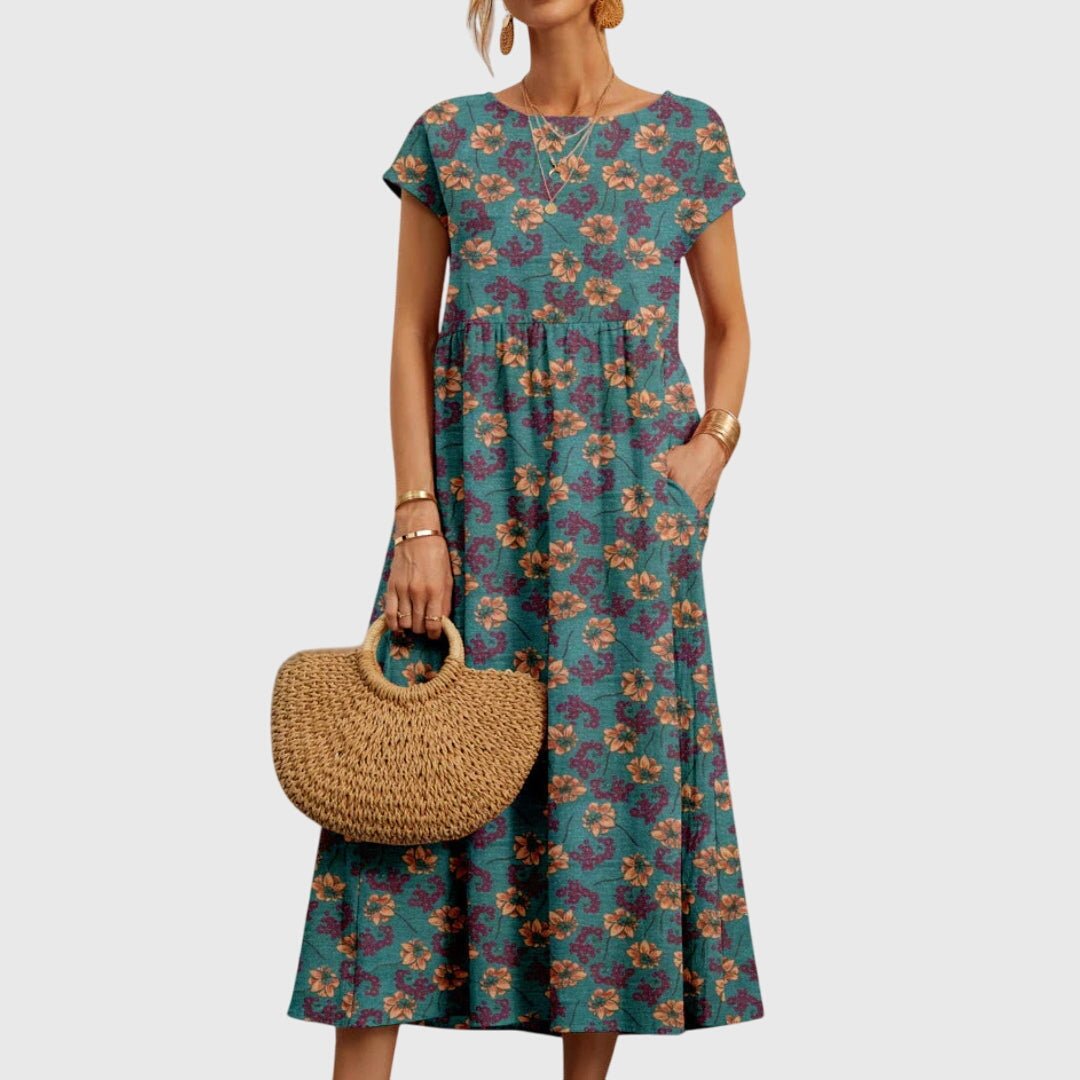 Valencia™ | Chic Floral Dress - Luna Hampton