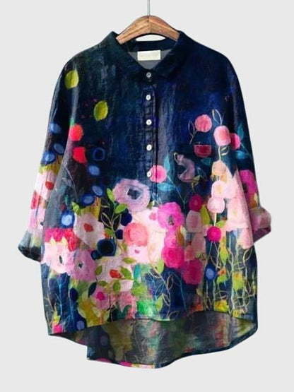 Valeria™ - Floral Print Blouse - Luna Hampton