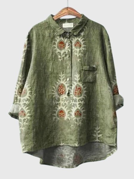 Valeria™ - Floral Print Blouse - Luna Hampton