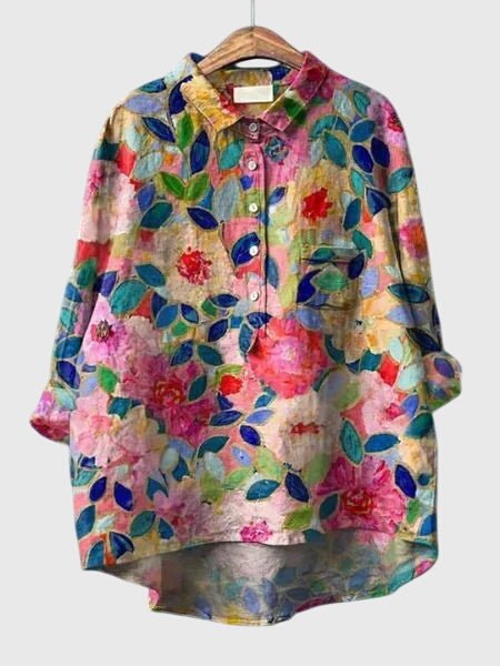 Valeria™ - Floral Print Blouse - Luna Hampton