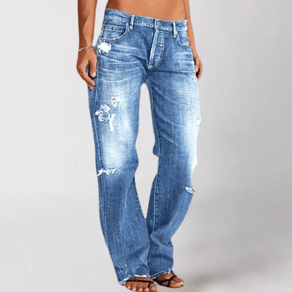 Vicky | Loose Wide - Leg Denim Jeans - Ciara & Fiona
