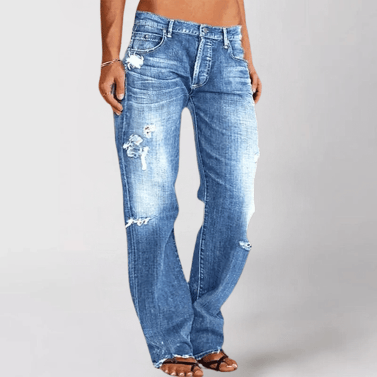 Vicky | Loose Wide - Leg Denim Jeans - Ciara & Fiona