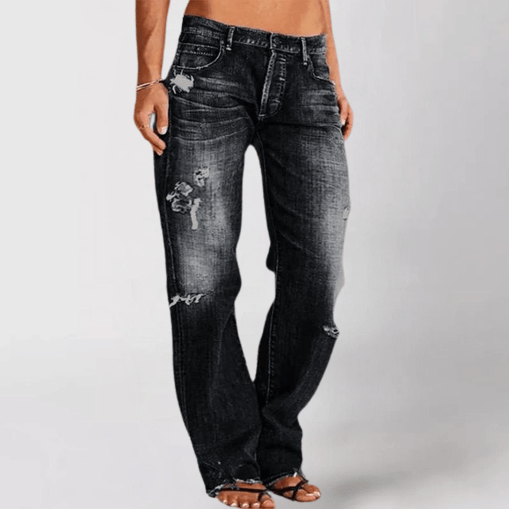 Vicky | Loose Wide - Leg Denim Jeans - Ciara & Fiona
